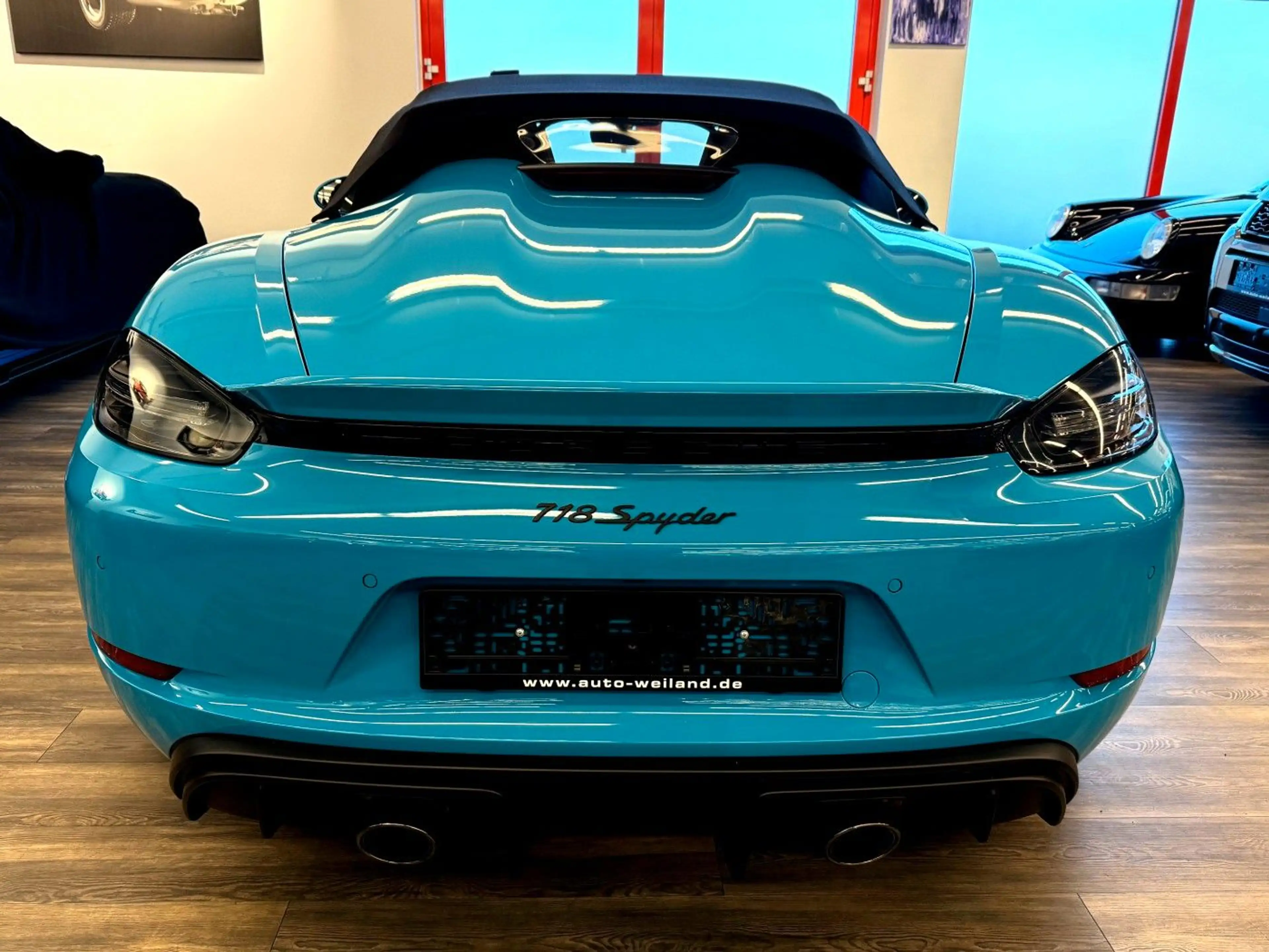 Porsche Boxster 718 Spyder 1.Hand Sportsitze Miami Blau — photo 9