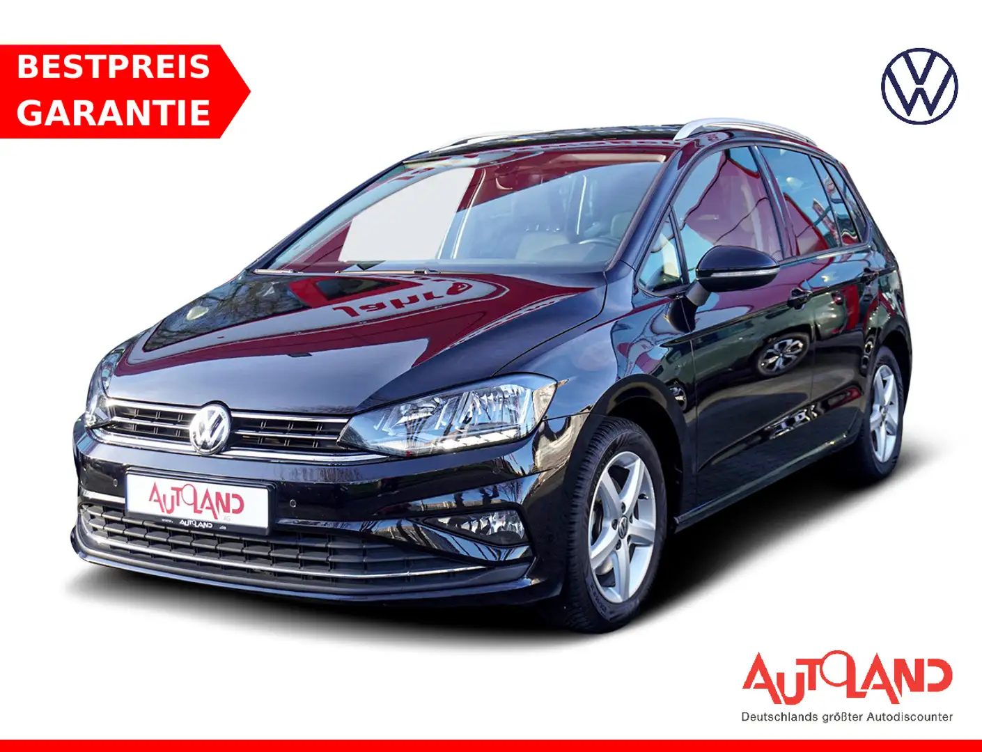 Volkswagen Golf Sportsvan 1.5 TSI AAC ACC AHK Navi Ergo Noir - 1