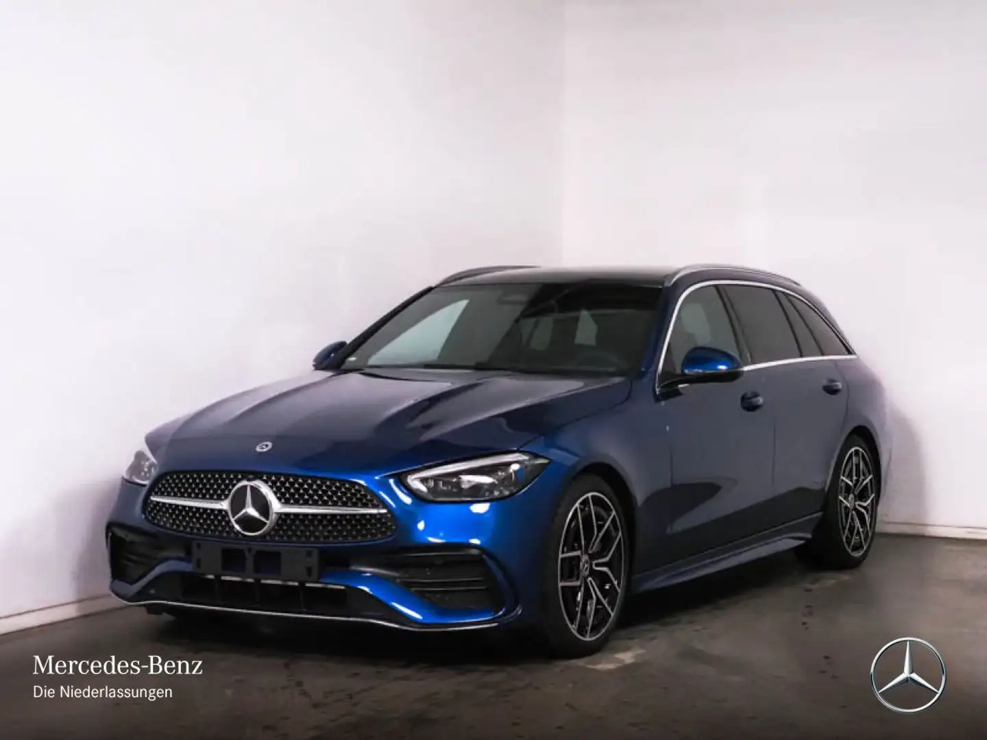 Mercedes-Benz C 300 d T AMG+PANO+AHK+KAMERA+TOTW+KEYLESS+9G Blu/Azzurro - 2