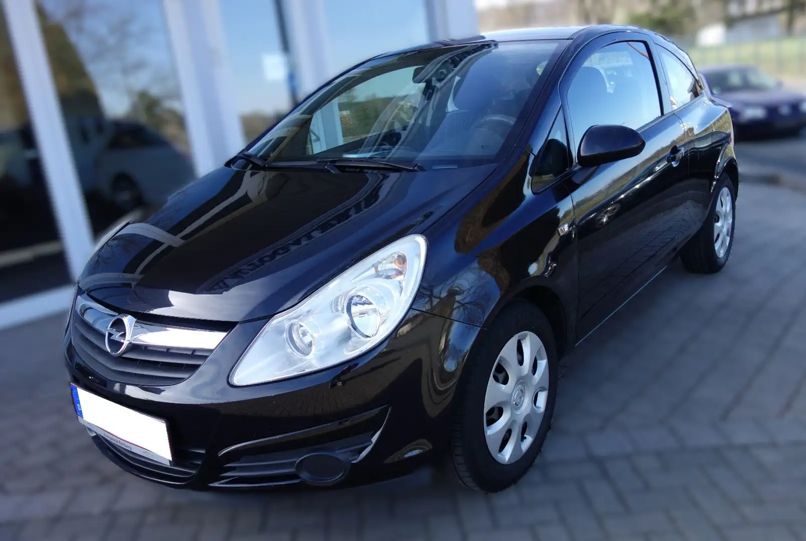 Opel Corsa D Edition Klima.PDC.Scheckheftg.1 Hd. Schwarz - 1