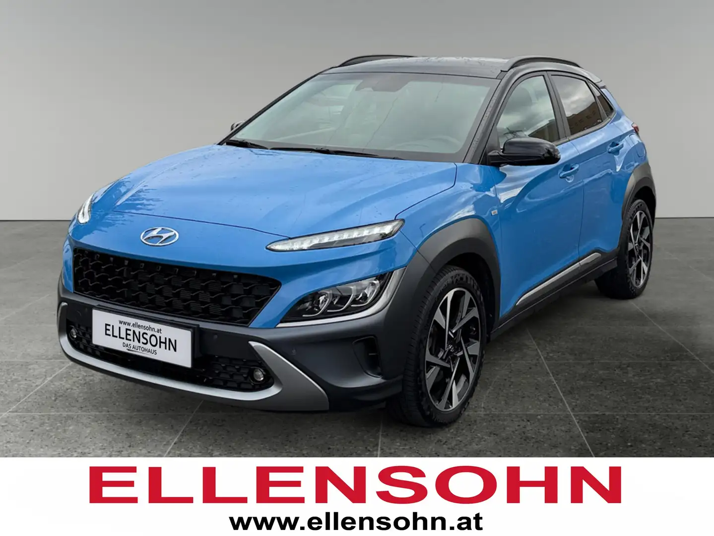 Hyundai KONA Kona 1,6 CRDi 48V 4WD Prestige Line DCT Aut. Blau - 1