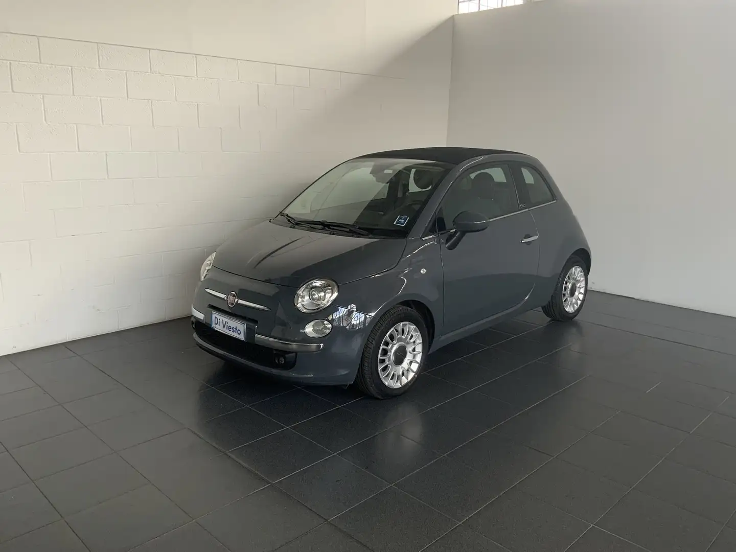 Fiat 500C c 1.3 multijet 16v 95cv lounge my14 Gris - 1