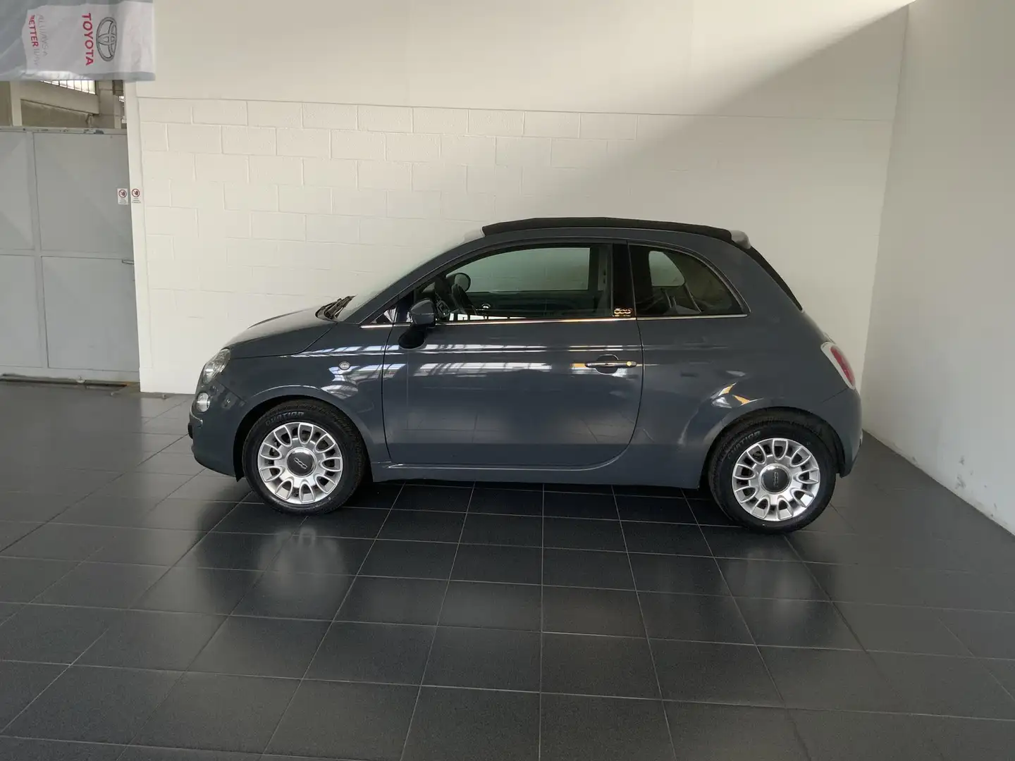 Fiat 500C c 1.3 multijet 16v 95cv lounge my14 Gris - 2