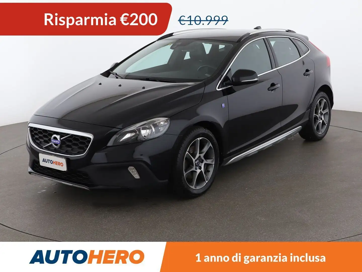 Volvo V40 Cross Country 1.6 D2 Ocean Race Noir - 1