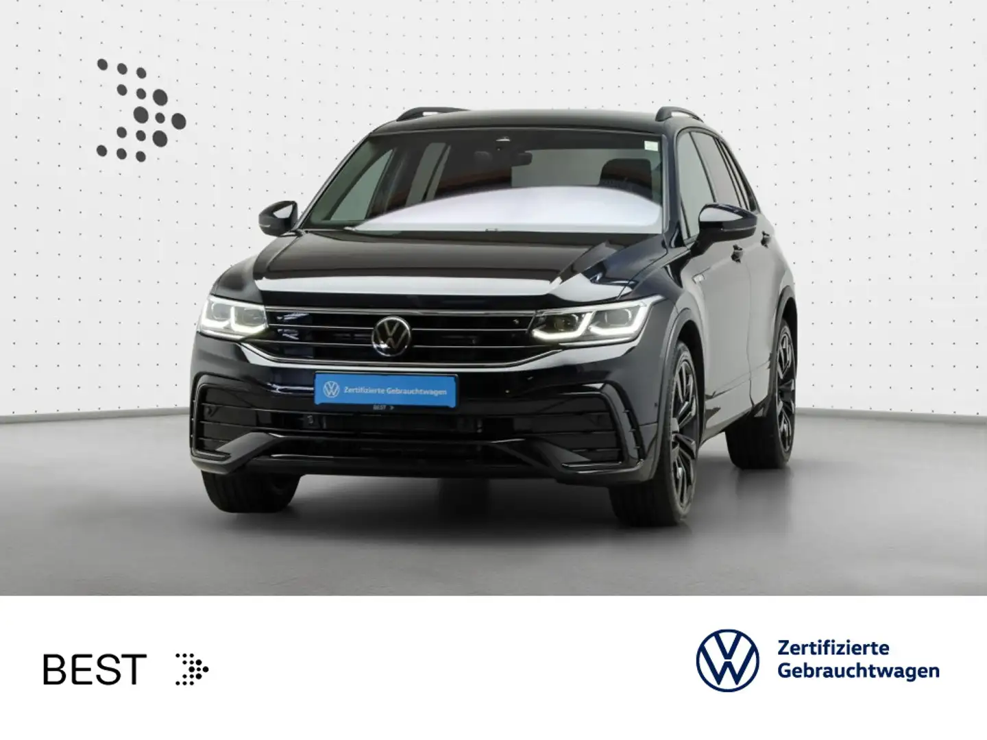 Volkswagen Tiguan R-Line Black Style 2.0 TDI 4M*HUD*IQ Driv Schwarz - 1