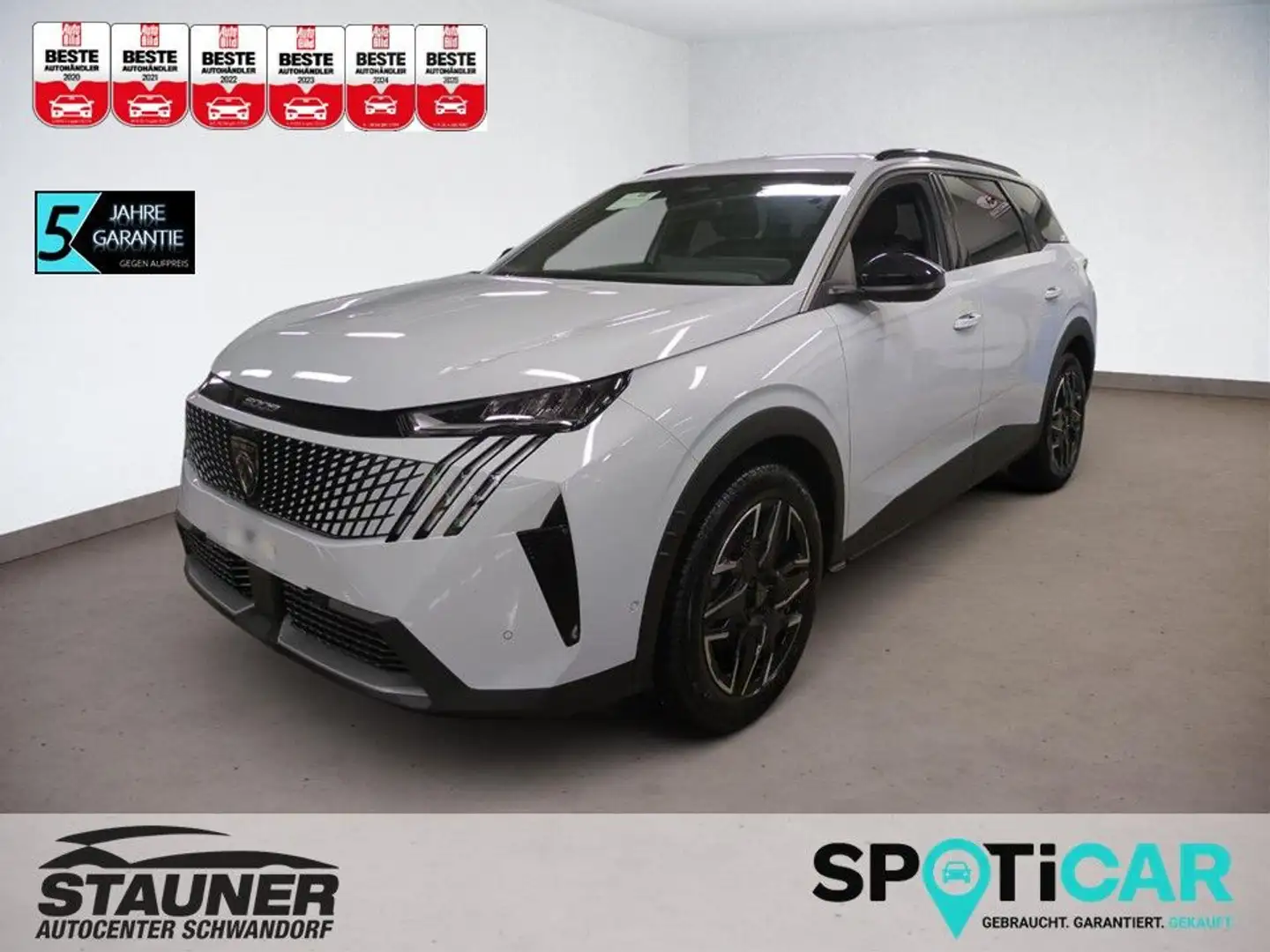 Peugeot 5008 NEUER 5008 ALLURE HYBRID DSC6*7 SITZ*SHZ*PDC*KAM Blanco - 1