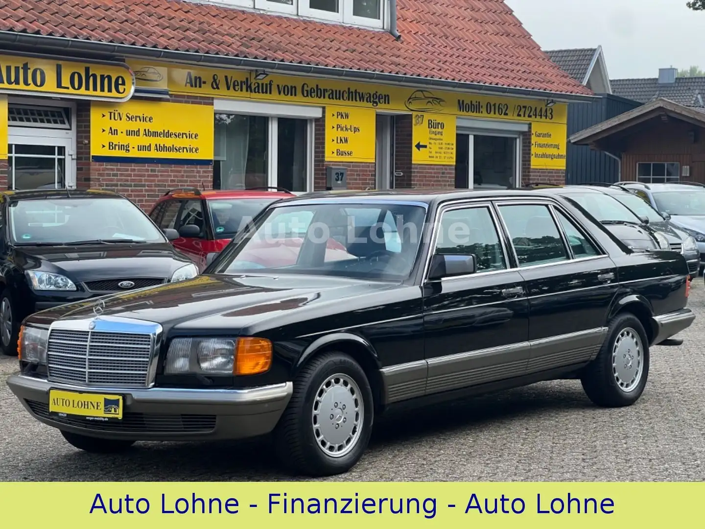 Mercedes-Benz 380 SEL V8 H-Zulassung Schiebedach Czarny - 1