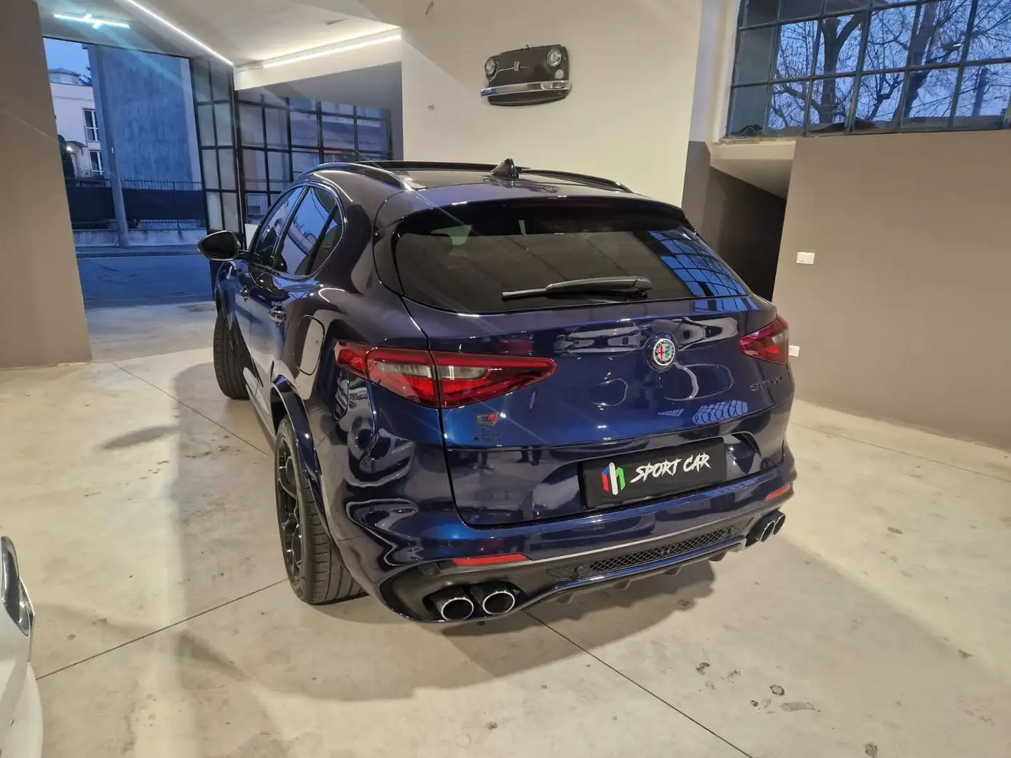 Alfa Romeo Stelvio 2.9 V6 Quadrifoglio Q4 Sedili in carbonio,tetto Blauw - 2