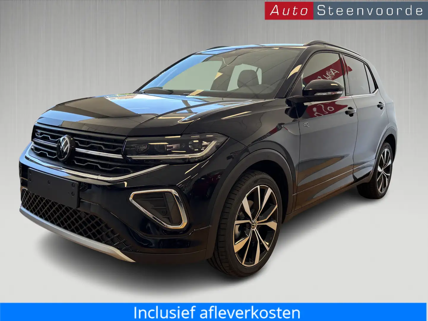 Volkswagen T-Cross 1.0 TSI R-Line DSG * 1 van de meest complete van N Zwart - 1