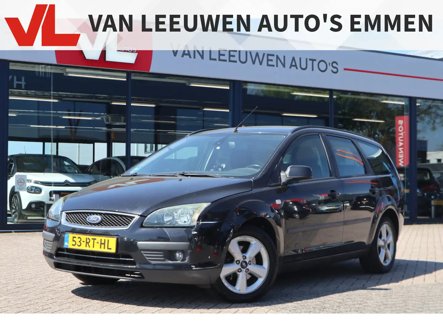 Ford Focus Wagon 1.6-16V Futura | Airco | Trekhaak | Cruise Zwart - 1