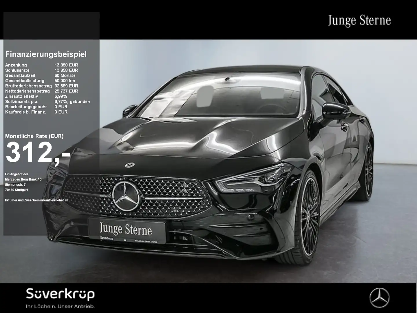 Mercedes-Benz CLA 200 Coupé , Schwarz - 1