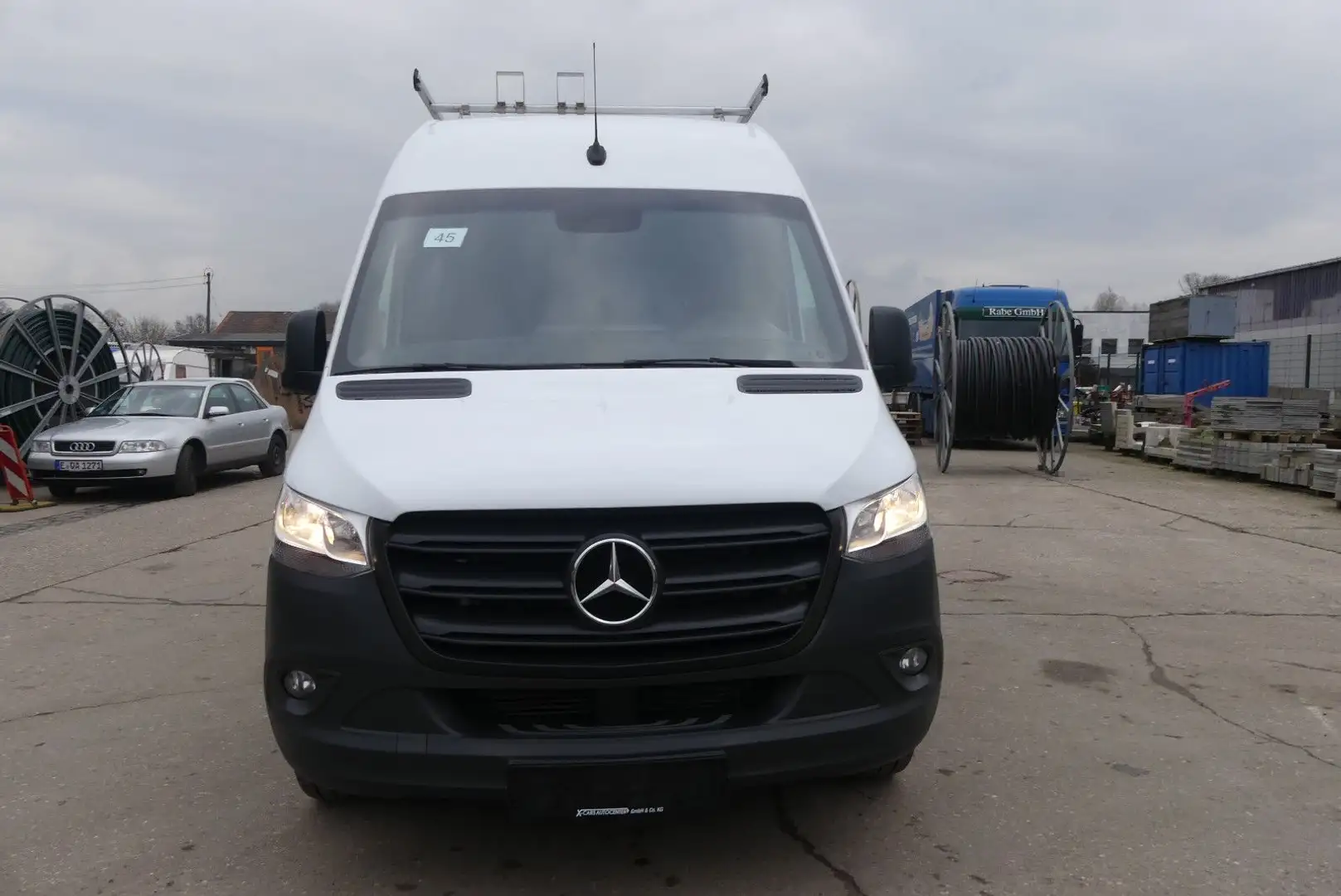 Mercedes-Benz Sprinter 319 V6 L2H2 Mixto*Klima*Temp*Navi*AHK Blanco - 2