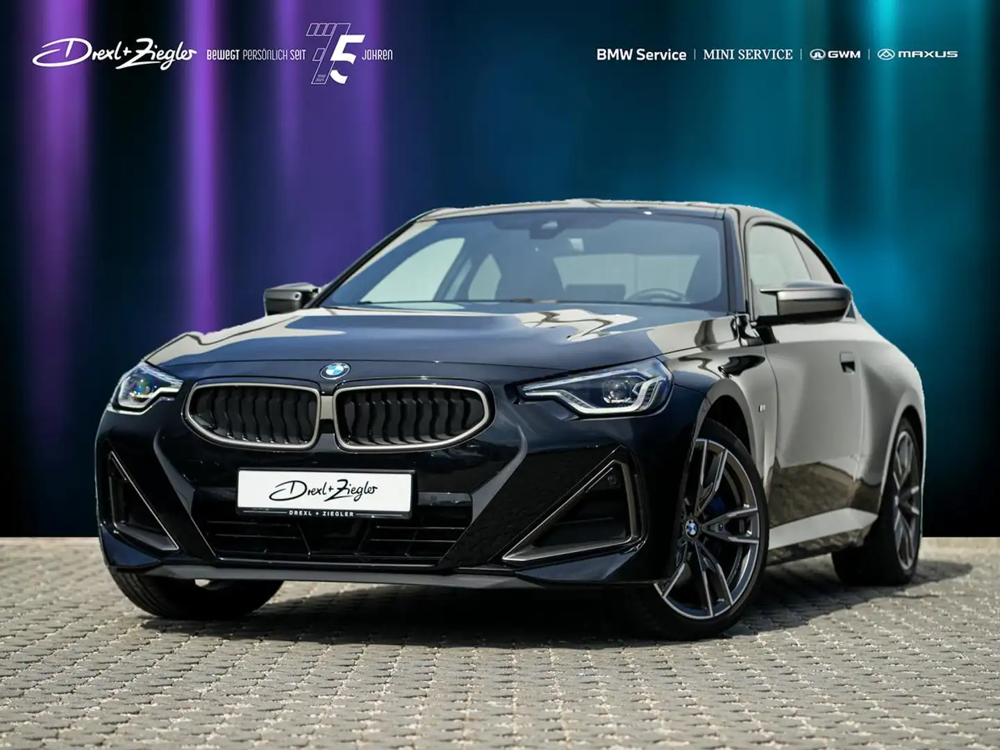 BMW 240 i xDrive Coupe ACC adapLED el.M-Sitze H&K LRH Чёрный - 1