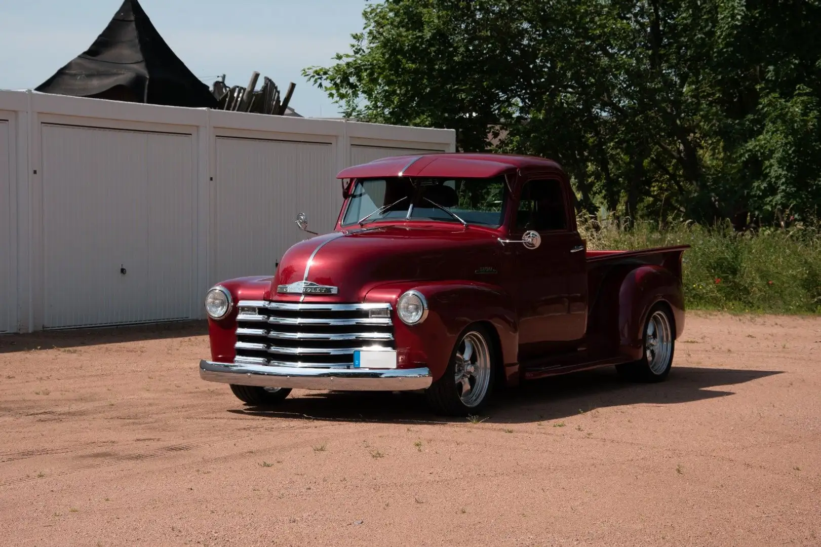 Chevrolet 3100 Stepside C4-Restomod Rouge - 1