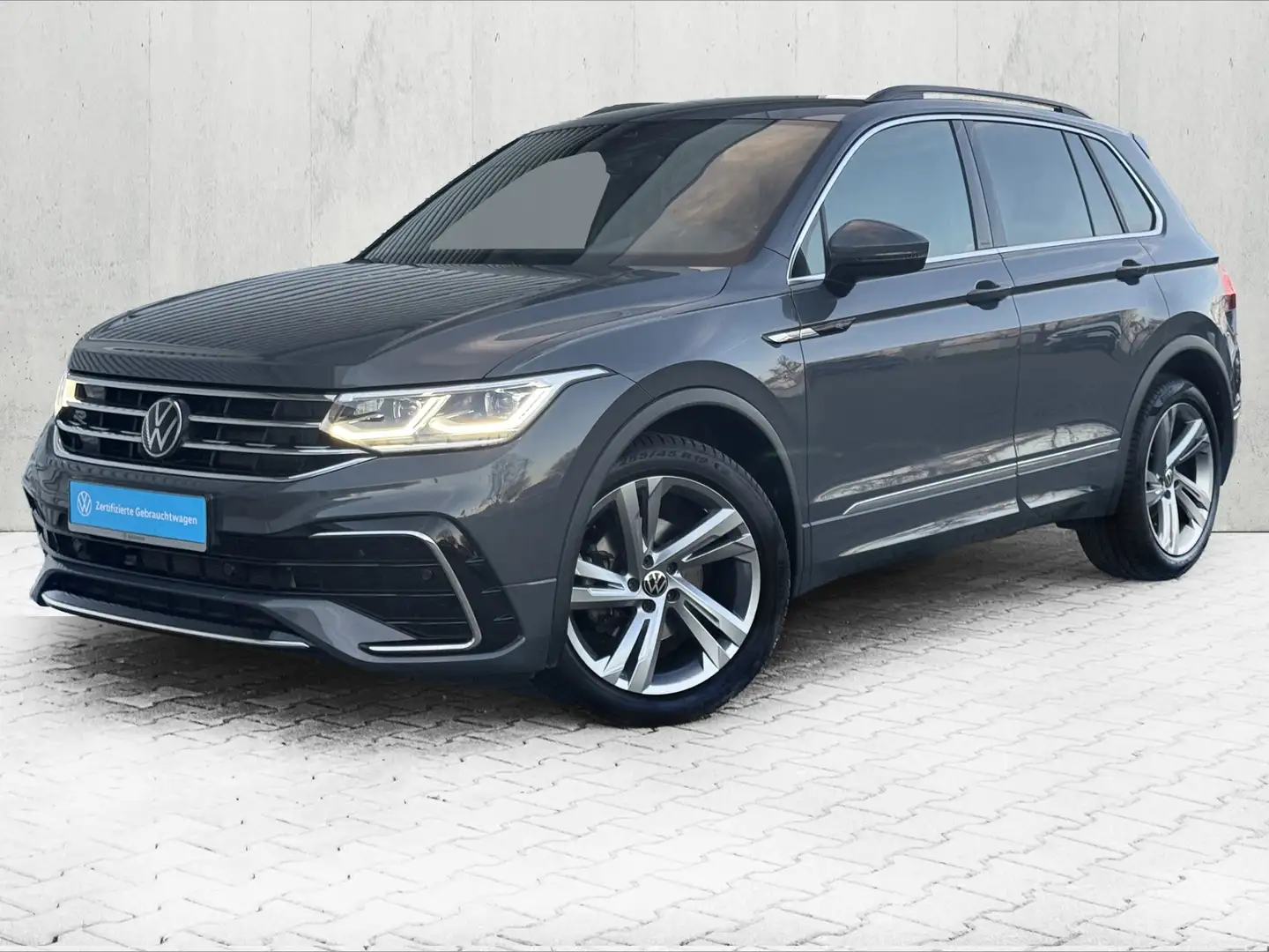 Volkswagen Tiguan 2.0 TDI R-LINE *AHK*STDHZG*MATRIX* Grau - 2