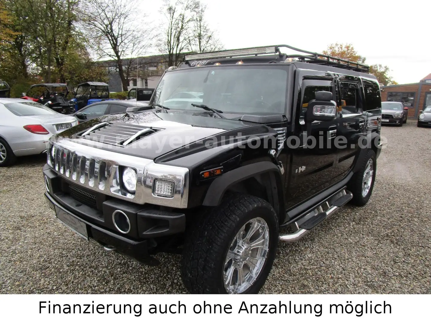 HUMMER H2 6.2 V8 Luxury*SD*LPG*Unikat*Facelift*AppleCar Schwarz - 1