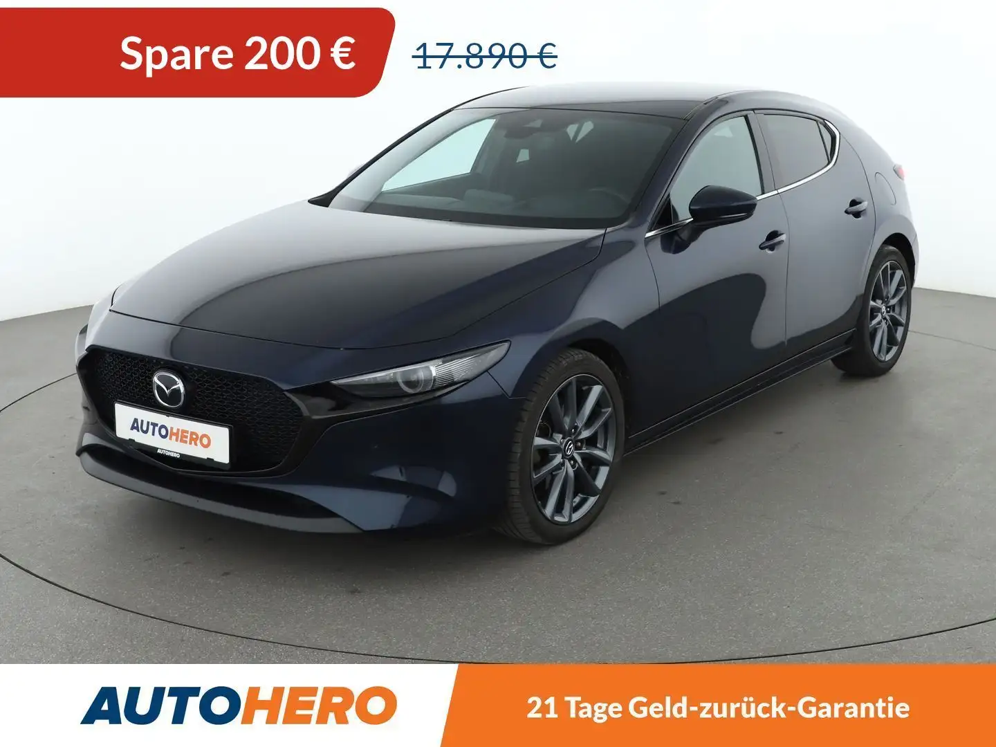 Mazda 3 2.0 Selection*BOSE*NAVI*CAM*LED*PDC*SHZ*ACC*HUD* Blau - 1