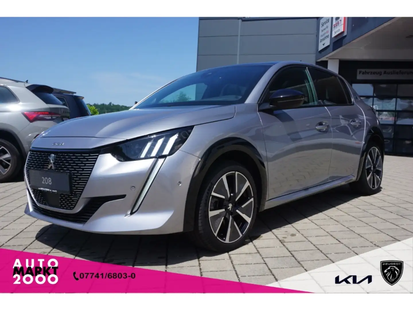 Peugeot 208 GT Pack Elektromotor 136 Navi ACC LED LM Kamera SH Grau - 1