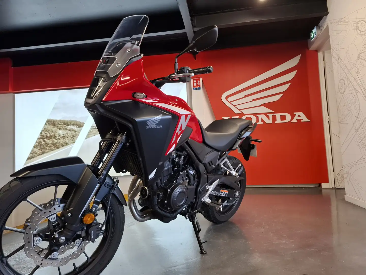 Honda NX 500 Rouge - 1