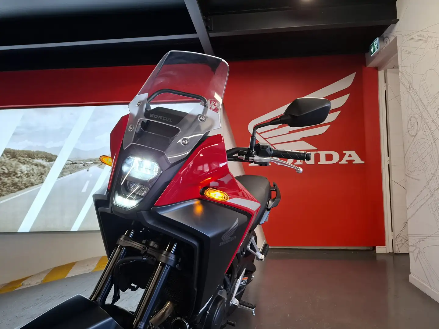 Honda NX 500 Rouge - 2