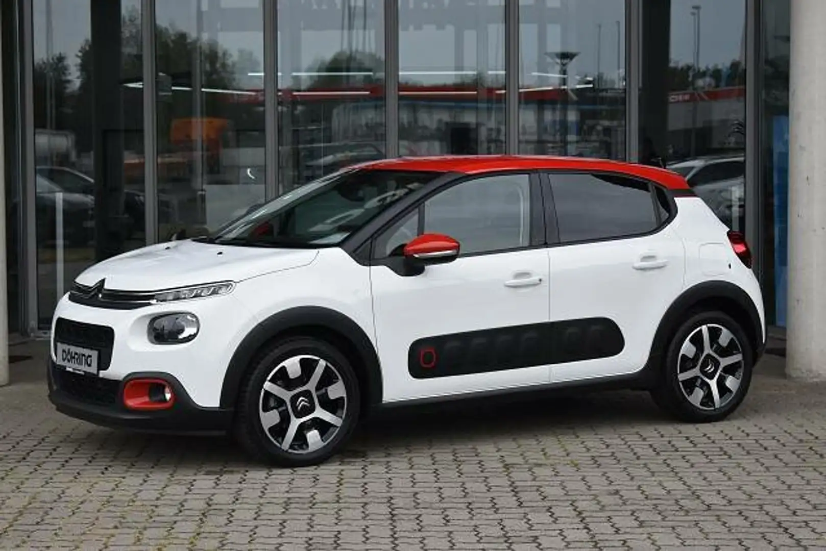 Citroen C3 C3 PT 110 Shine EAT6 Navi über App SHZ LM M+S Bluetooth Wit - 2