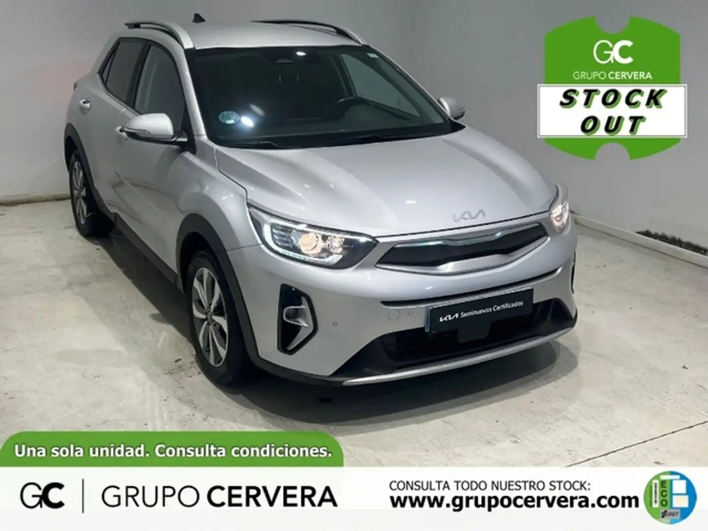 Kia Stonic 1.0 T-GDi MHEV Drive 100 Plateado - 1