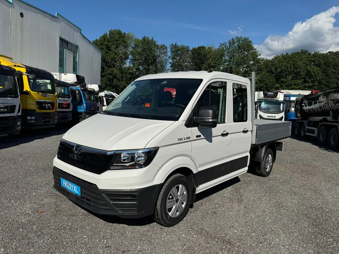 MAN TGE 3.180 Doka+Pritsche Allrad 4x4 Klima Kamera Wit - 2