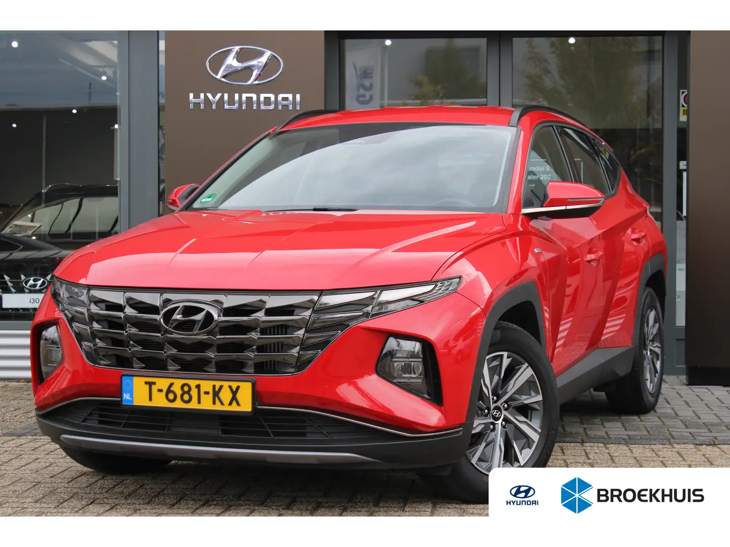 Hyundai TUCSON 1.6 T-GDI MHEV i-Motion | Trekhaak | Achteruitrijc Rood - 1