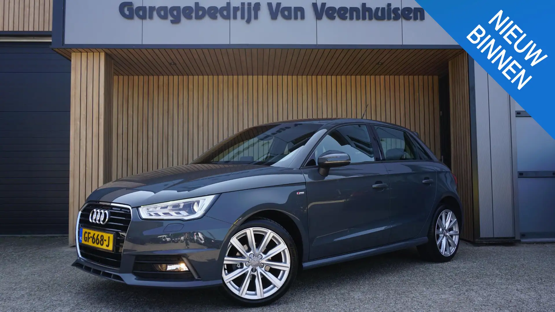 Audi A1 Sportback 1.0 TFSI 95PK S-Tronic 5Drs 2x-S-Line *N Grijs - 1