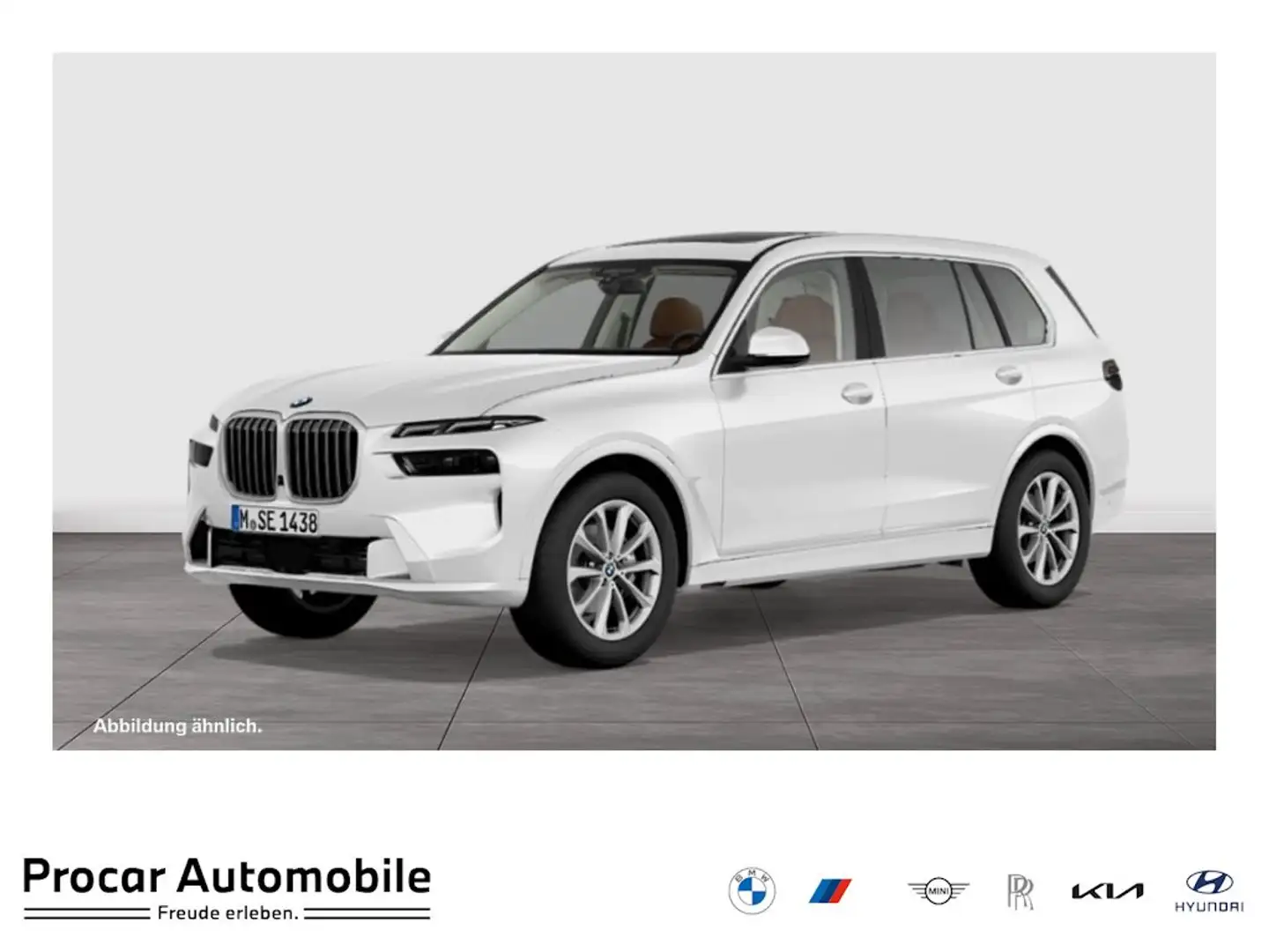 BMW X7 xDrive40d M Sport HUD PANO RFK NAVI LED DAB Blanc - 1