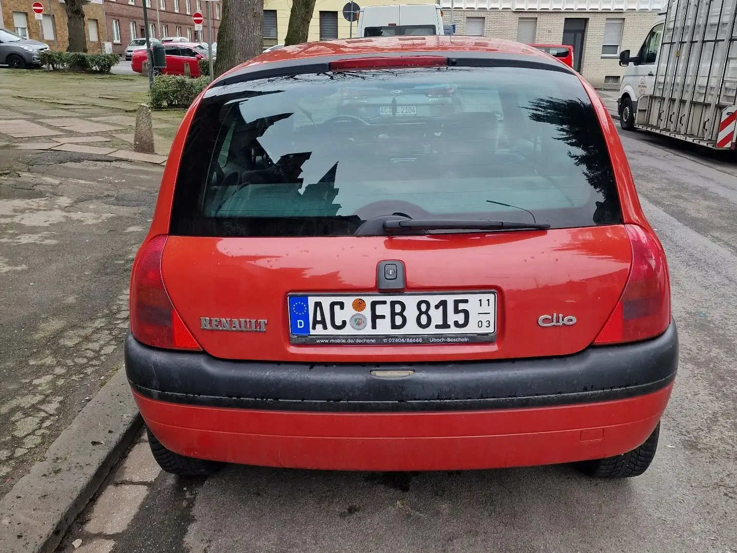Renault Clio 1.2 ECON RT / TÜV 1/25 voll Fahrbereit VB 1250€ Kırmızı - 2
