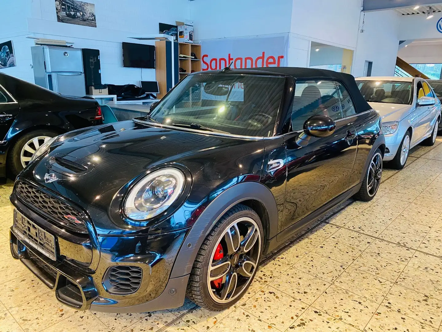 MINI John Cooper Works Cabrio *1 JAHR GARANTIE, Voll, Fekete - 1