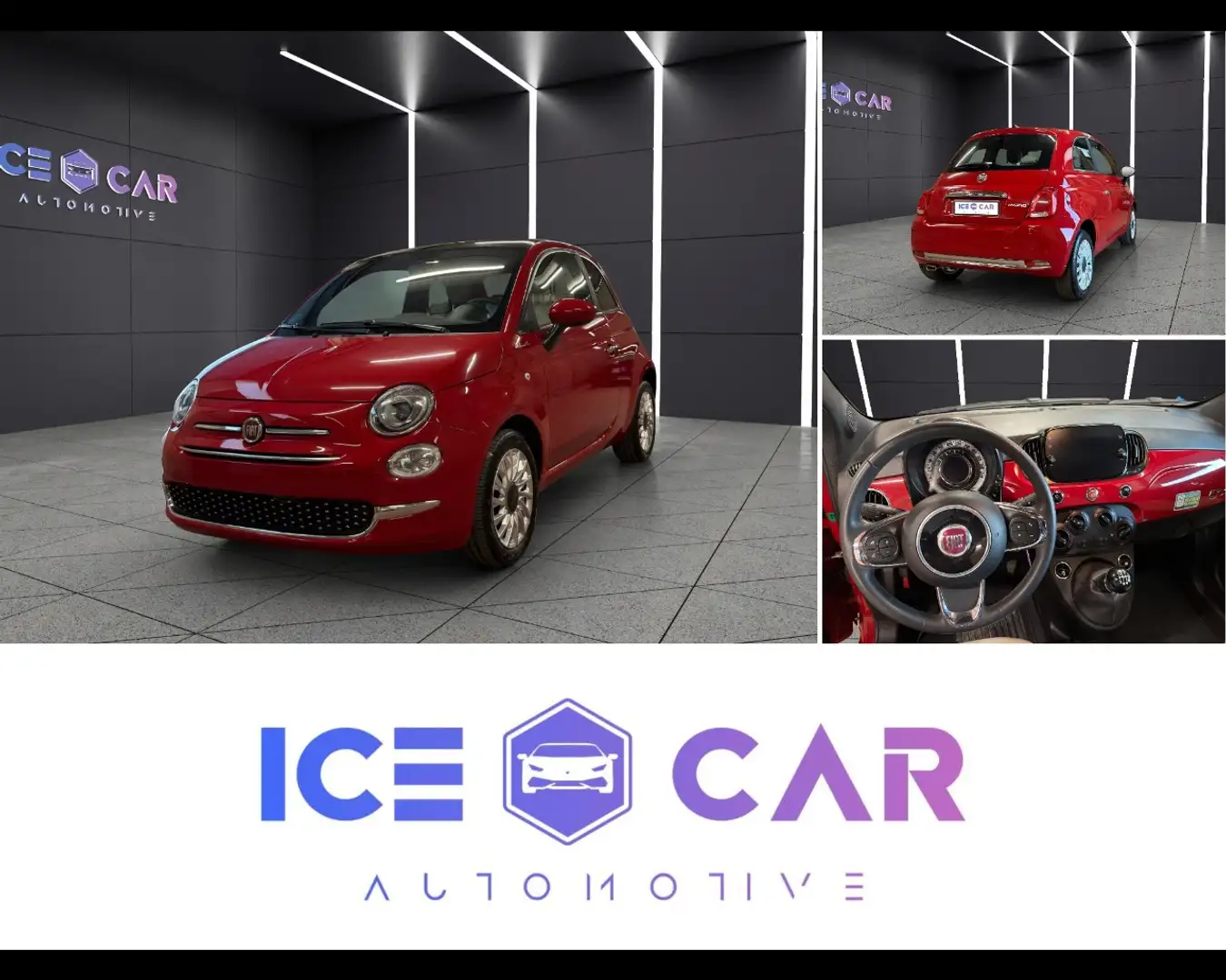 Fiat 500 (2015-2024) - 500 1.0 Hybrid Dolcevita Rood - 1