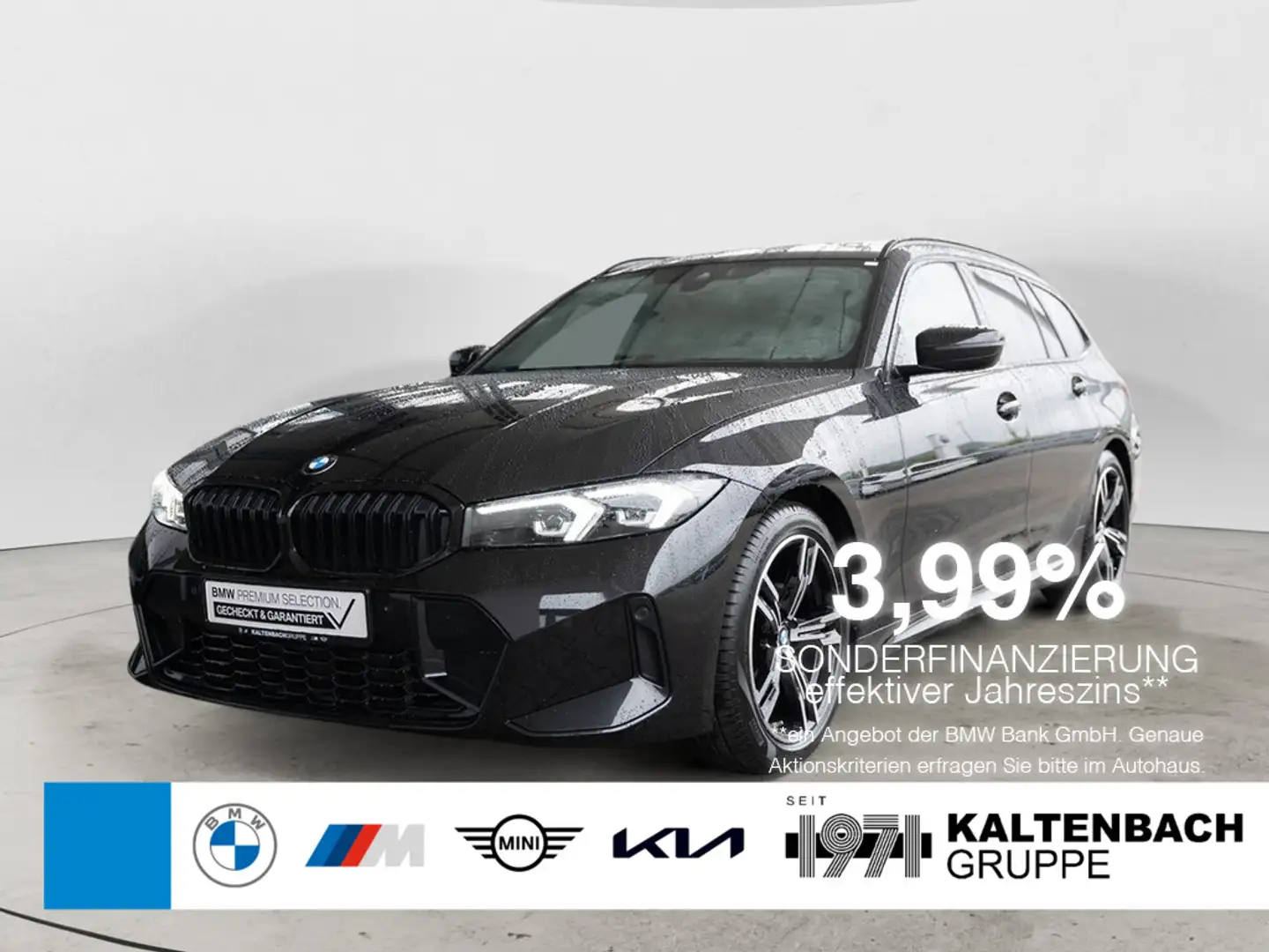 BMW 318 i Touring M-Sport PANO AHK LED NAVI KLIMA Schwarz - 1
