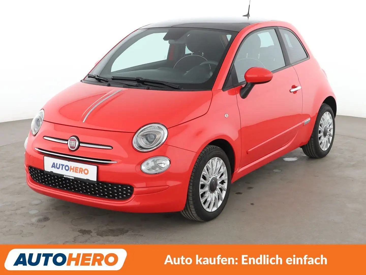 Fiat 500 1.0 Mild-Hybrid Lounge*PDC*PANO*KLIMA*TEMPO* Rouge - 1
