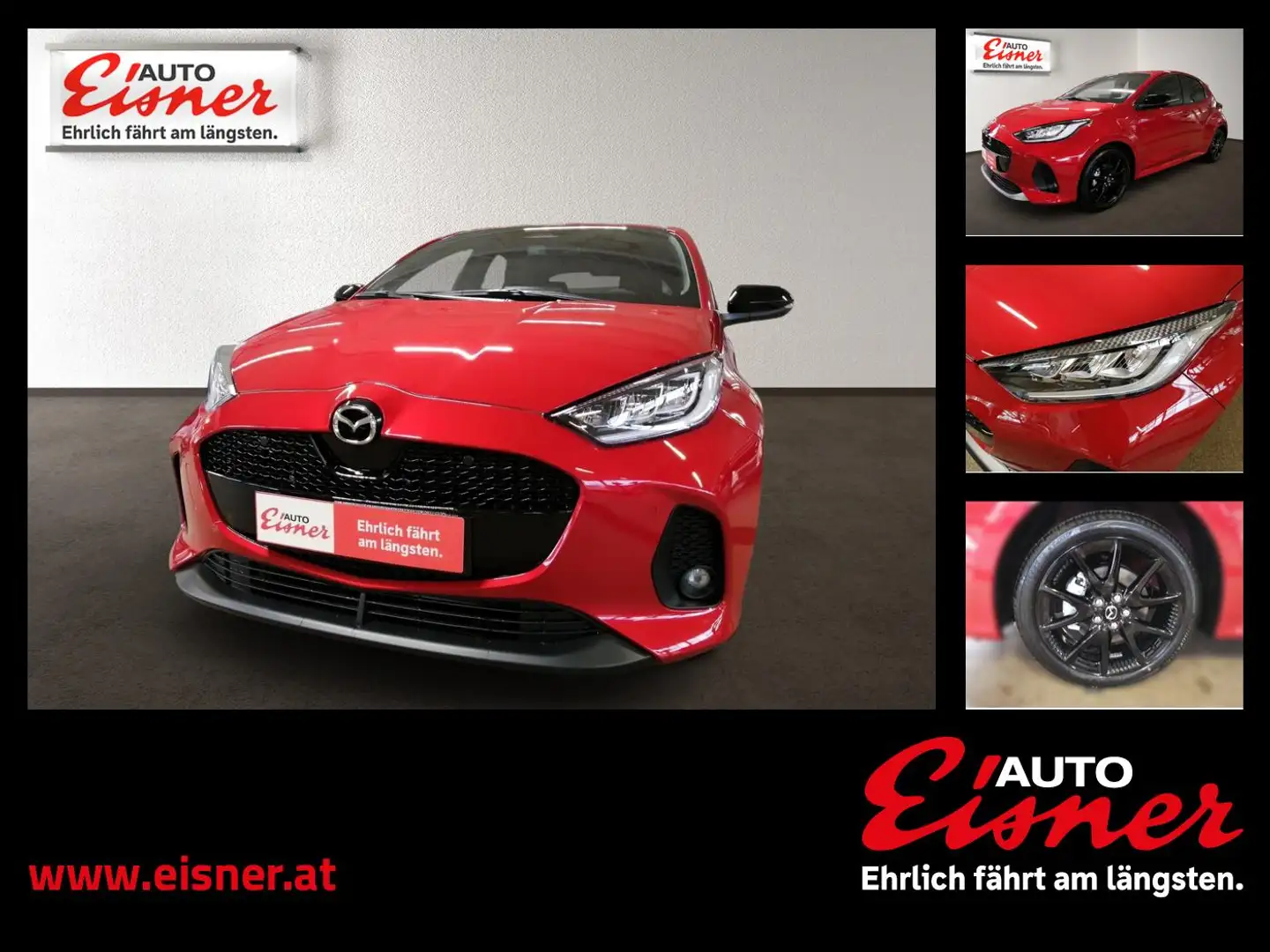 Mazda 2 HYBRID HOMURA Lenkrad- und Sitzheizung Rot - 1