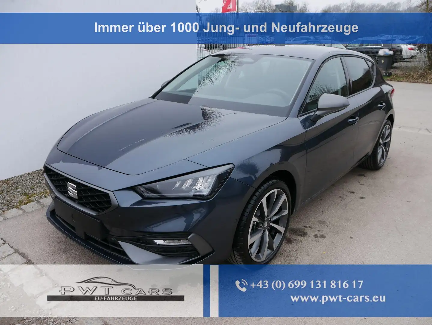 SEAT Leon FR 1.5 eTSI DSG DSG*ACC*KAMERA*NAVI*FULL-LINK*L... Grau - 1