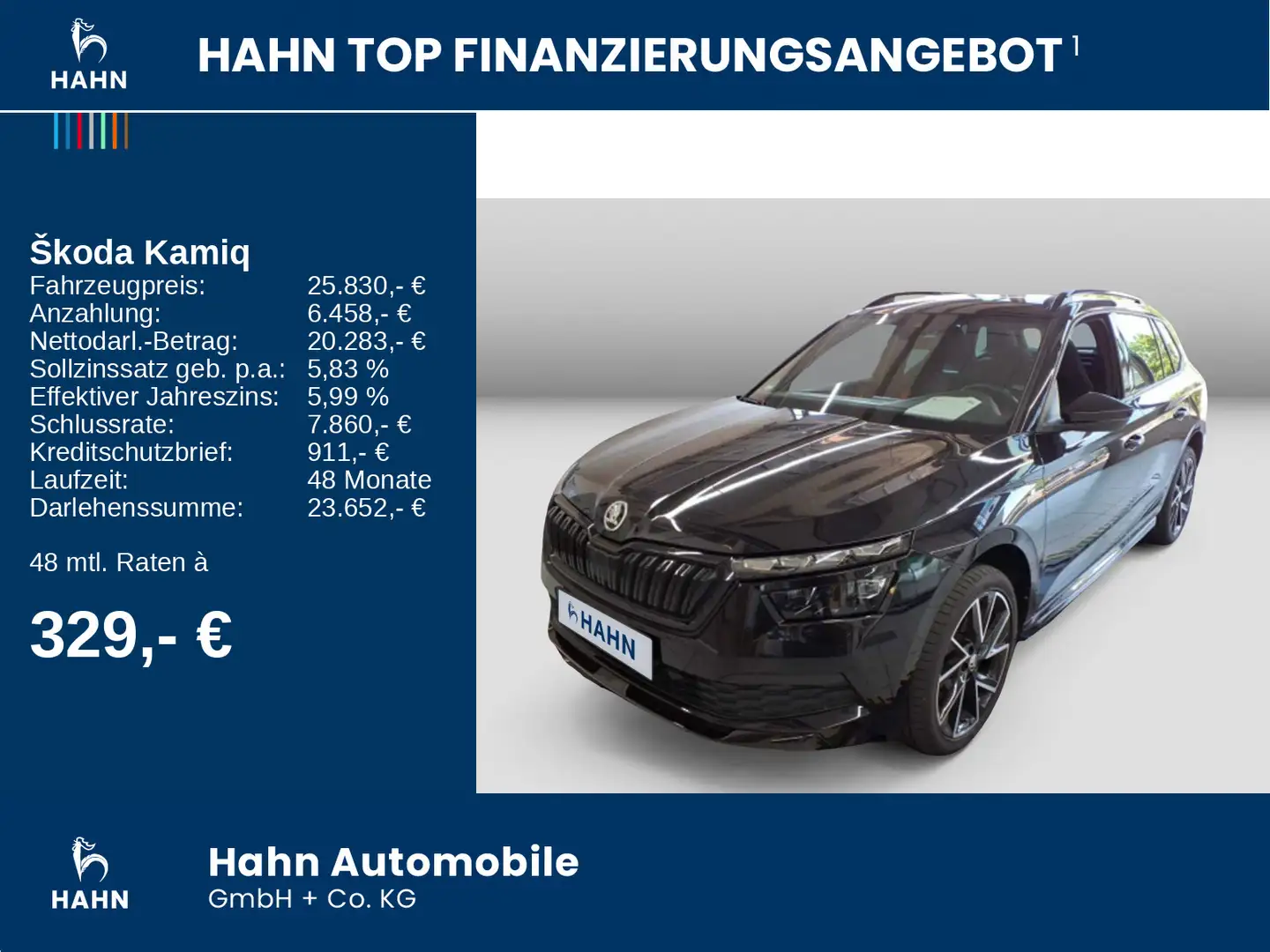 Skoda Kamiq Monte Carlo 1.5TSI DSG Navi AHK Pano ACC Schwarz - 2