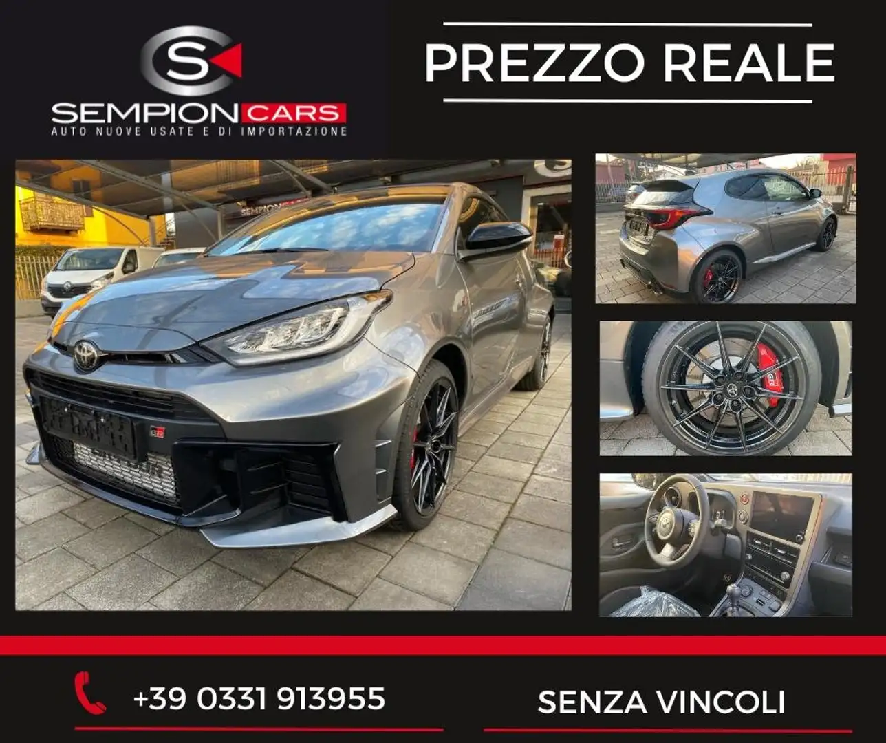 Toyota Yaris GR 1.6 Circuit 280cv RESTYLING Pronta Consegna Grijs - 1