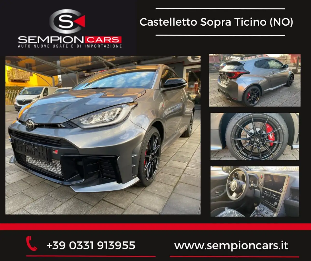 Toyota Yaris GR 1.6 Circuit 280cv RESTYLING Pronta Consegna Gris - 1