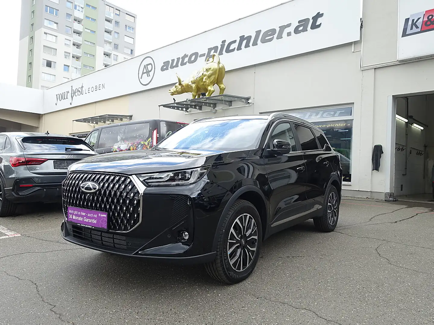 Chery Tiggo 7 HEV Unique Schwarz - 1