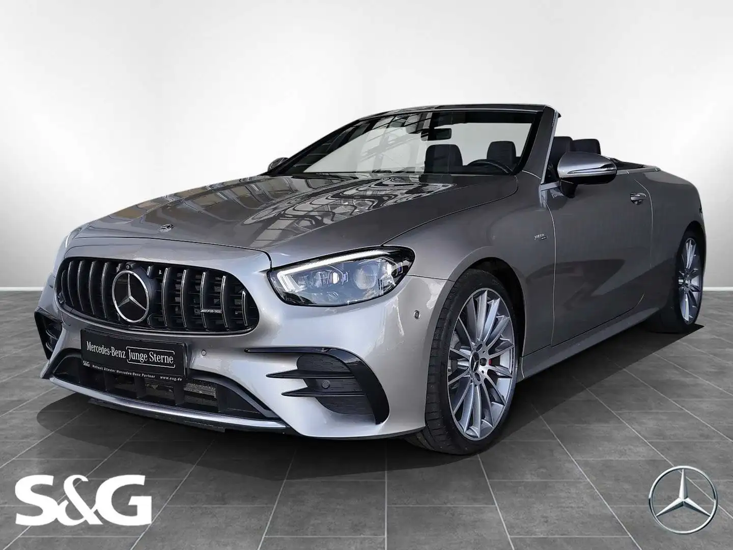 Mercedes-Benz E 53 AMG 4MATIC+ Cabriolet 360°+DISTRONIC+MEMORY Silber - 1