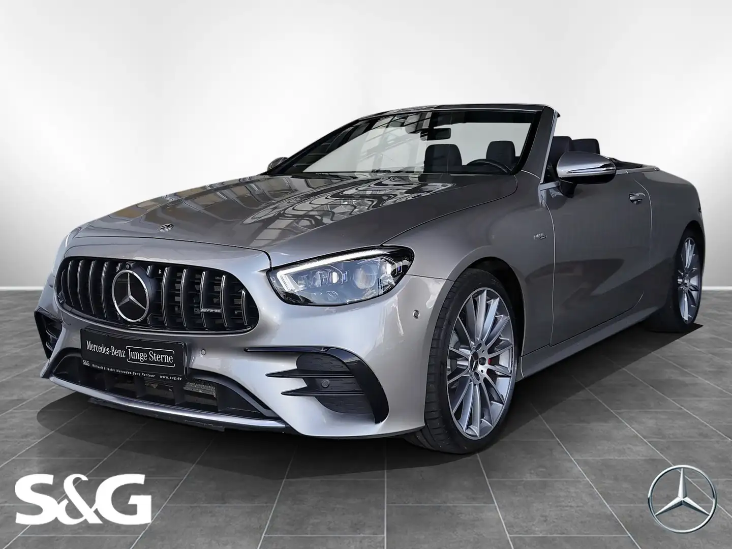 Mercedes-Benz E 53 AMG 4MATIC+ Cabriolet 360°+DISTRONIC+MEMORY Silber - 1