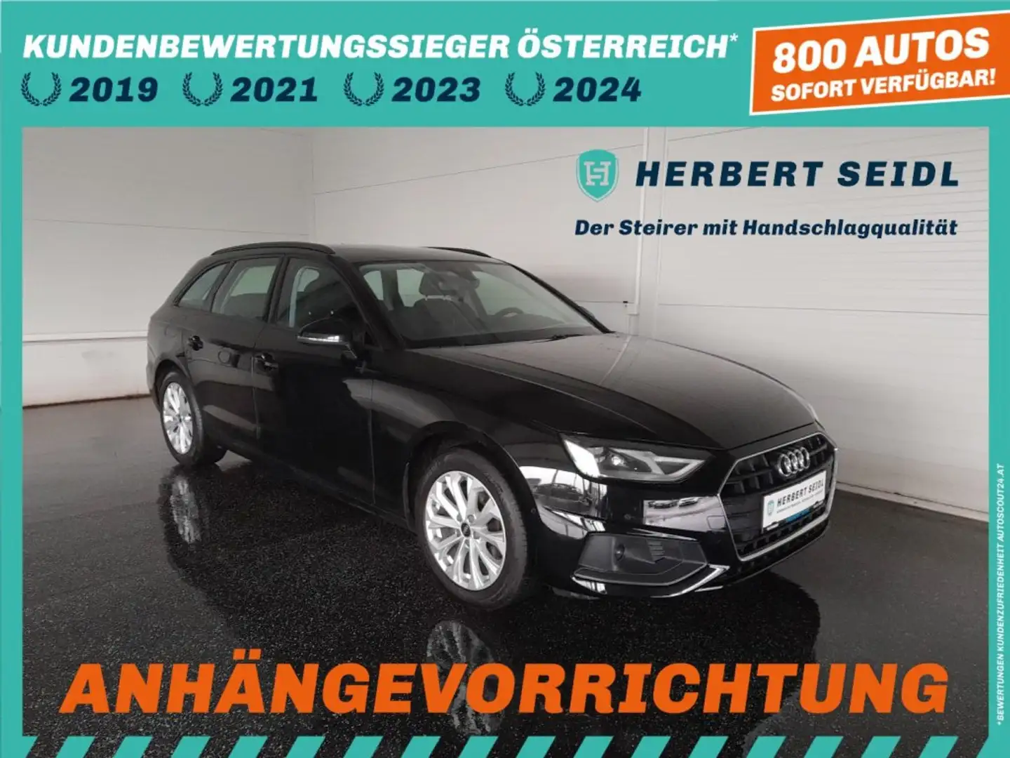 Audi A4 Avant 35 TDI S-tr *LED MIT FLA / ASS PAKET TOUR, STADT & PARKEN / AHV / SPORT MASSAGESITZ* Schwarz - 1
