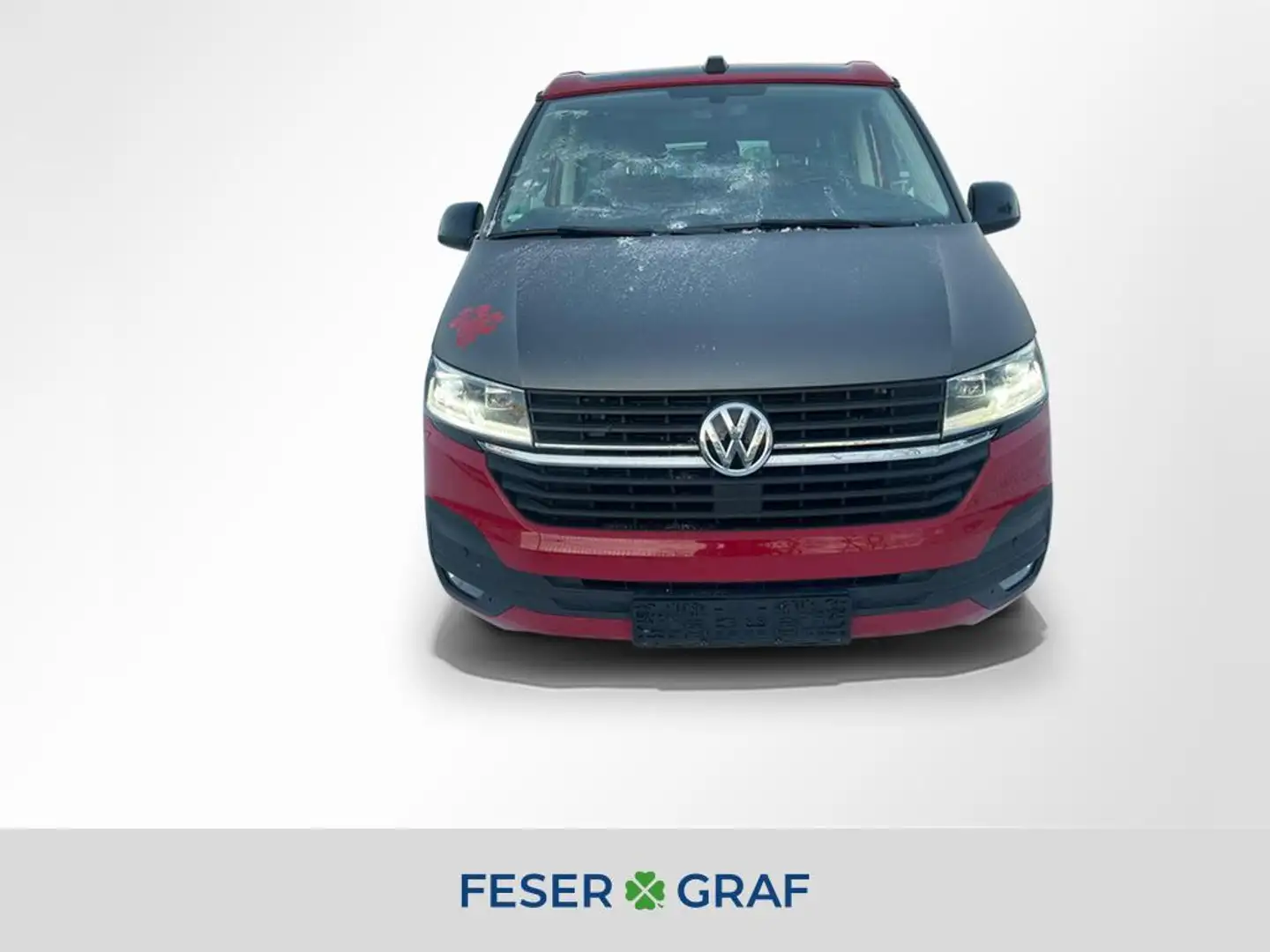 Volkswagen T6.1 California 6.1 Beach Camper Edition 2.0 TDI Klima Navi Rouge - 1