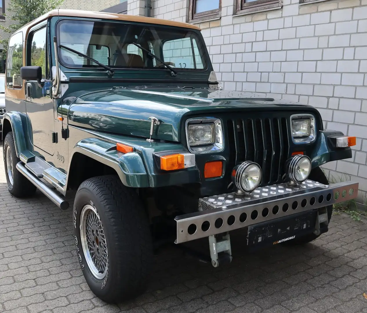 Jeep Wrangler 4.0 1.Hand Klima/Soft&Hardtop Verde - 1