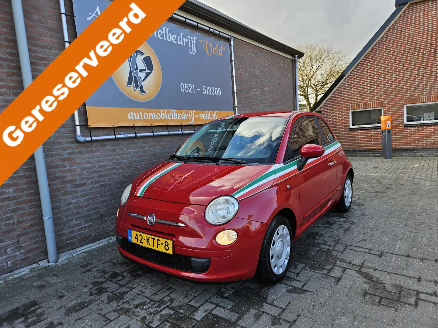 Fiat 500 1.2 Pop Červená - 1