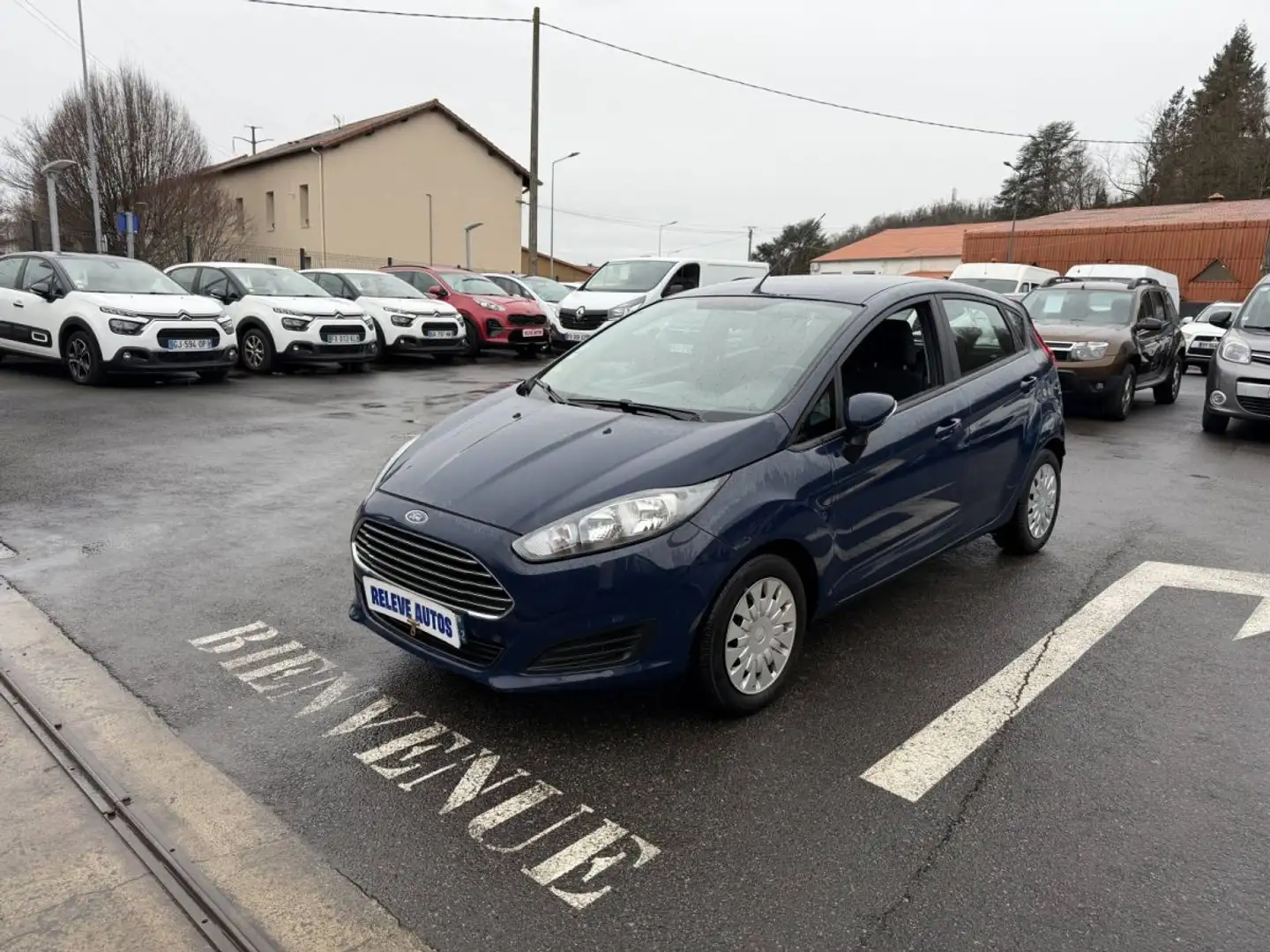 Ford Fiesta IV 1.6 TDCi 95 FAP ECO Titanium S&S 5p Bleu - 2