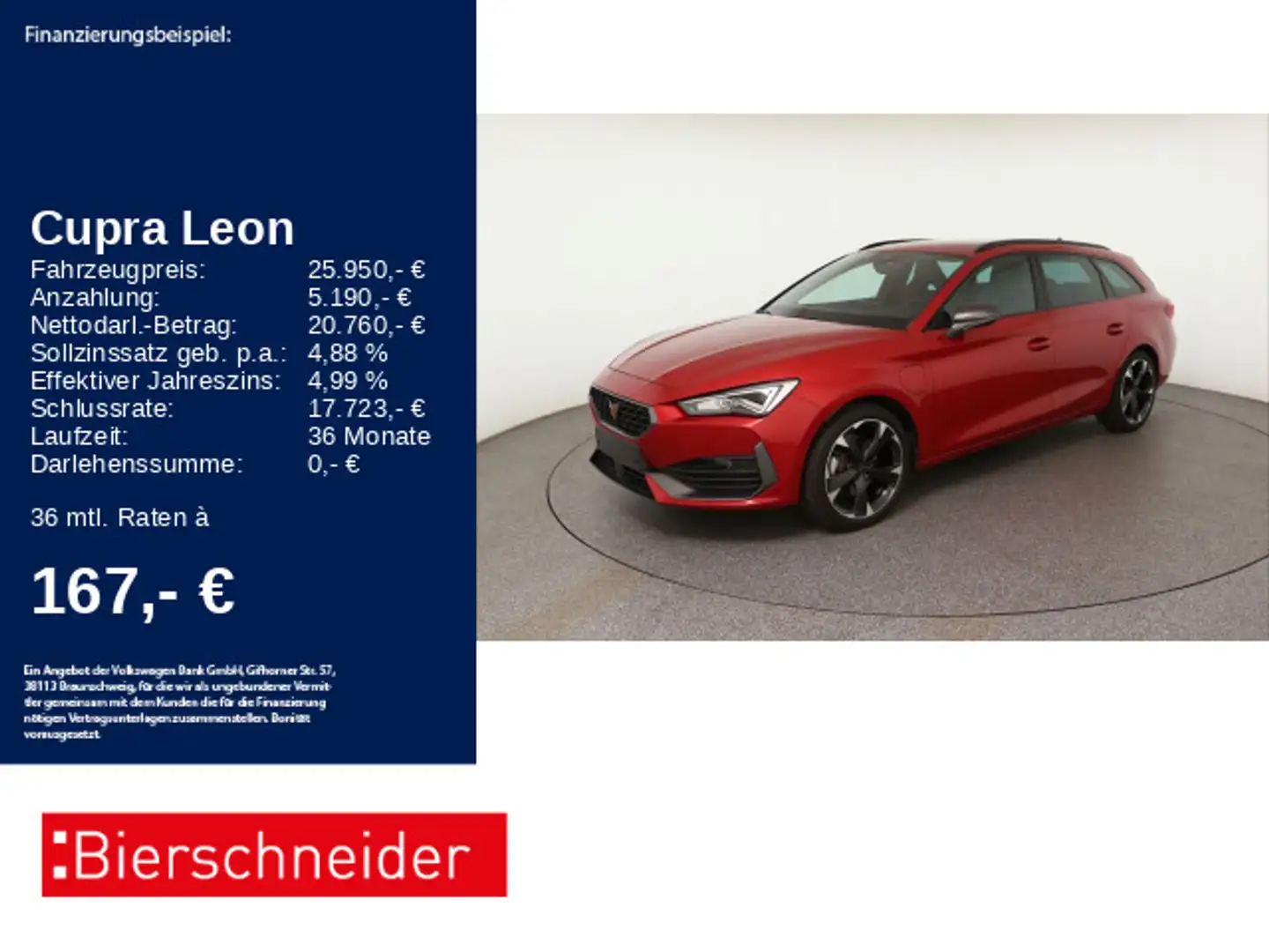 CUPRA Leon SP 1.4 TSI e-Hybrid 18 PANO DCC LED ACC Roşu - 1