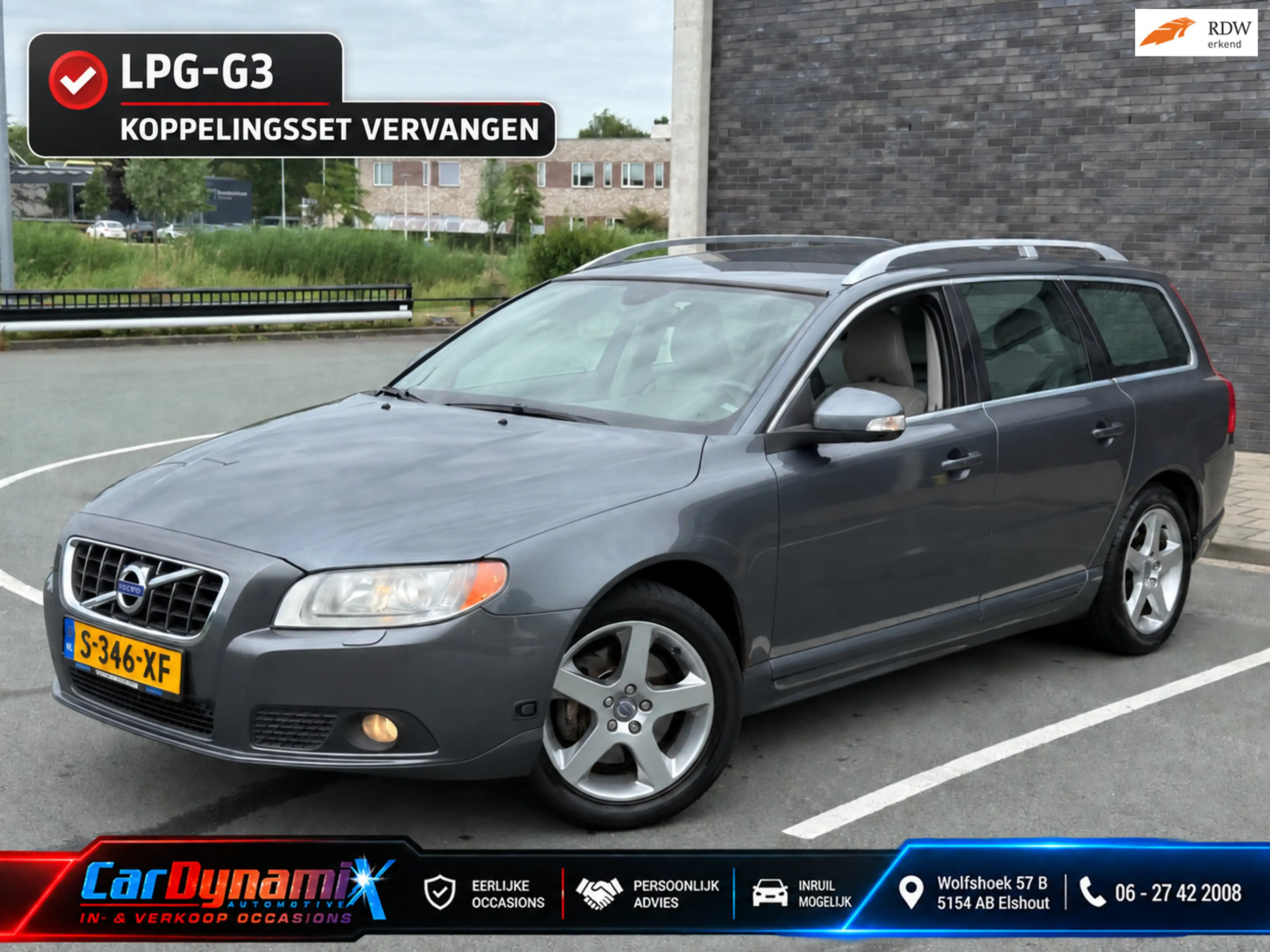 Volvo V70 2.5FT Summum | LPG-G3 | Nwe Kopp. | APK'27 | Leder
